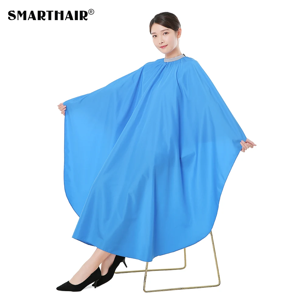 nylon logo beauty magnetic client cape pour salon de coiffure chemical bleach proof salon capes