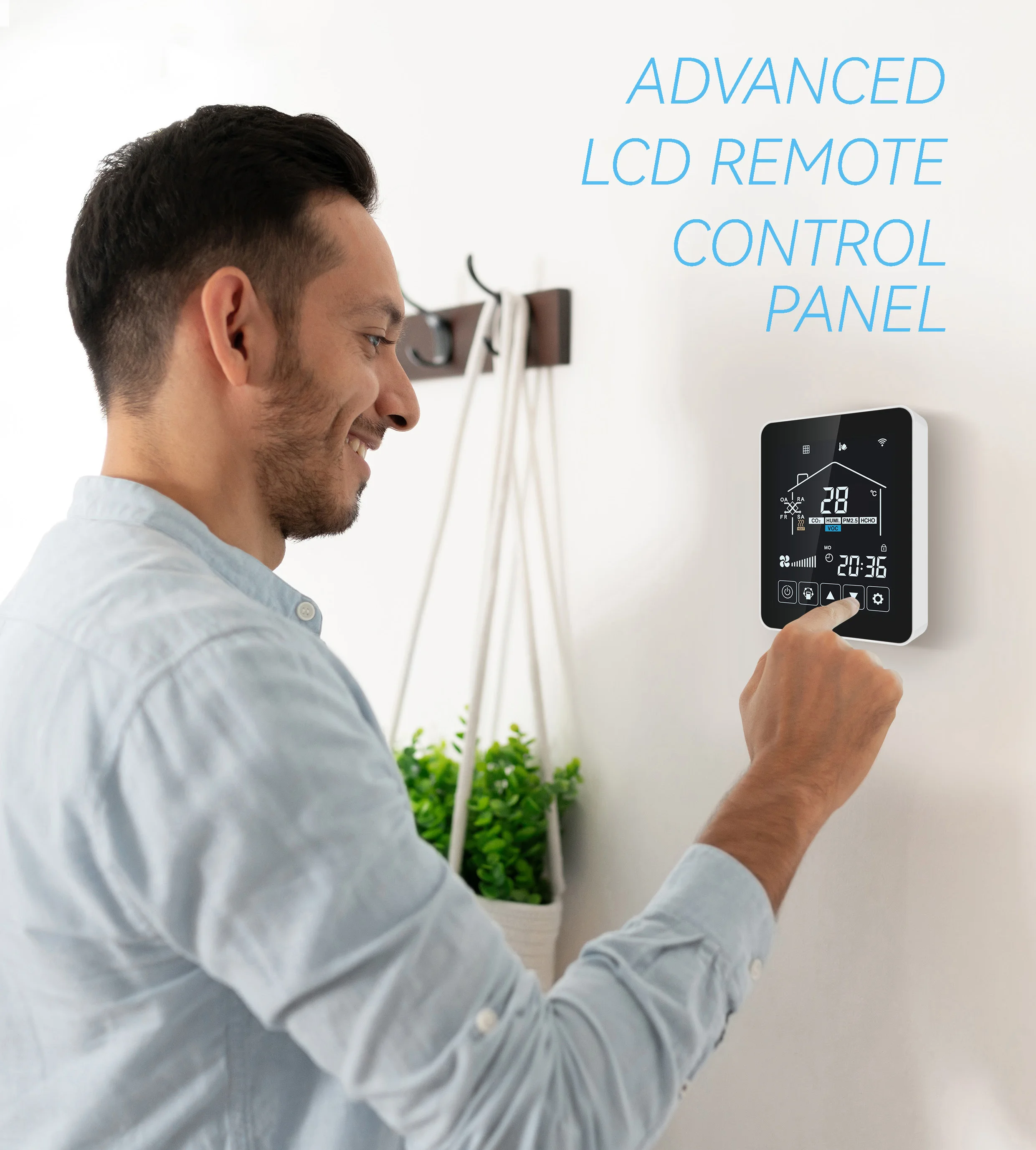 WiFi control High efficient villa DC inverter hperv with GMCC DC inverter compressor with washable counterflow heat exchanger