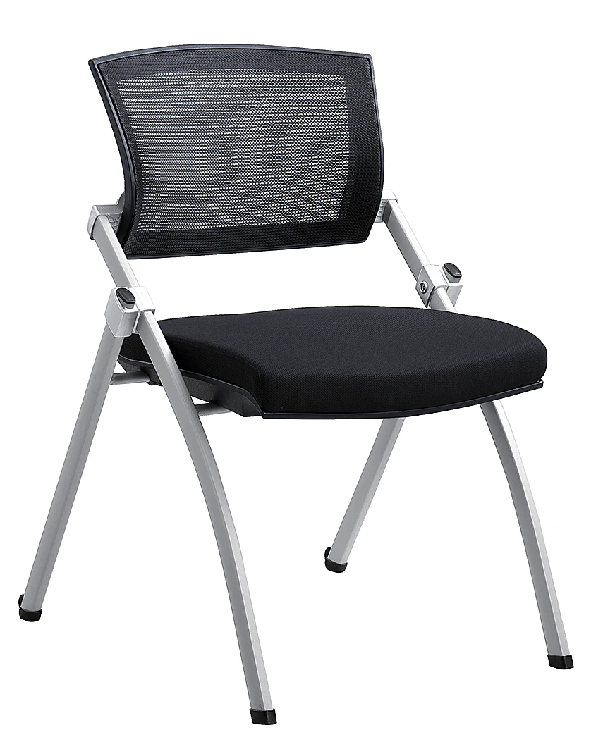 Office Furniture Stackable Visitor Training Waiting Meeting Chair With Arm