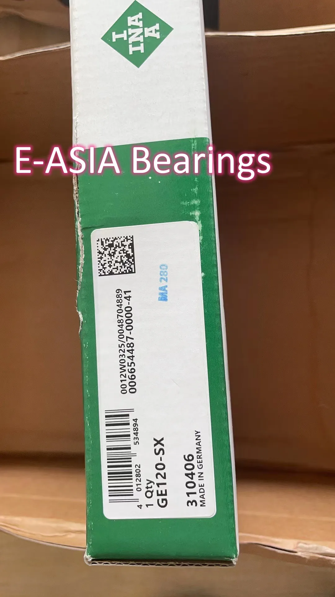Fql069 Hot Sales INA Original Angular Contact Spherical Plain Bearing Ge120-SX