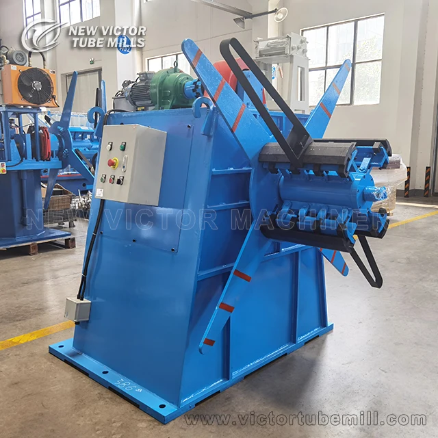 ERW tube mill / iron pipe making machine entry section