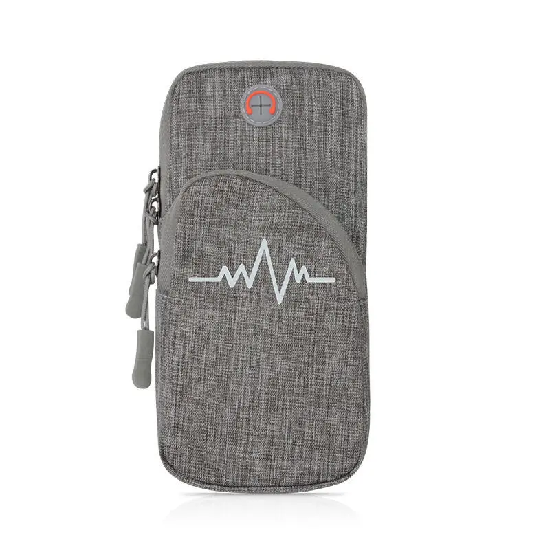 newest adjustable ultralight morning night running jogging android mobile phone holder case mini bag sweat absorb belt arm band