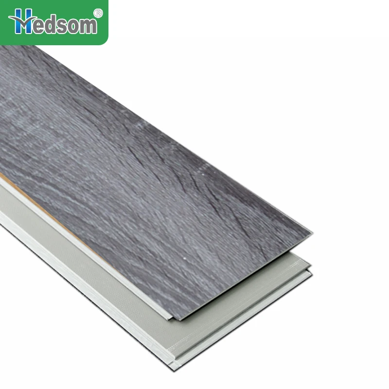 Direct Supplier SPC Click Floor 7mm 8mm Fireproof SPC Vinyl Flooring With IXPE for Commercial Application