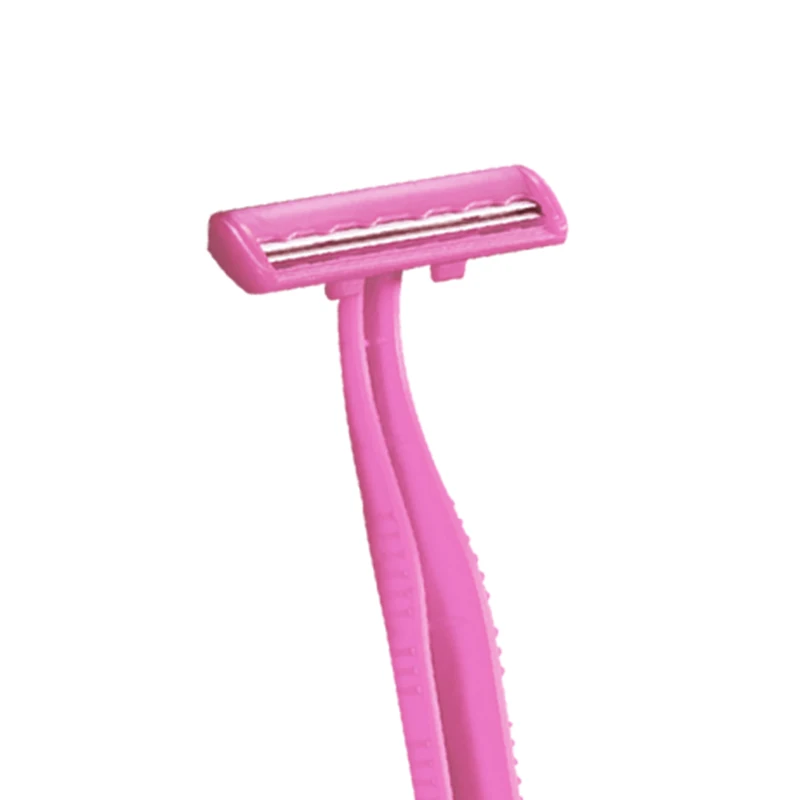 Lady Disposable twin blade shaving plastic disposable razor with cheap price and good quality