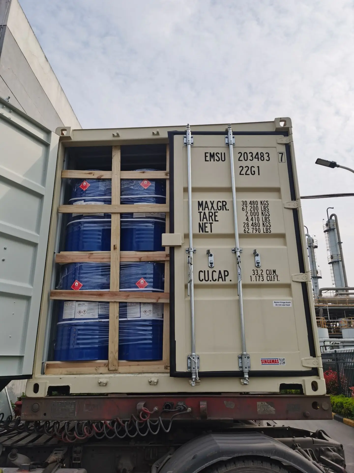 
High purity 99.9% methylene chloride 