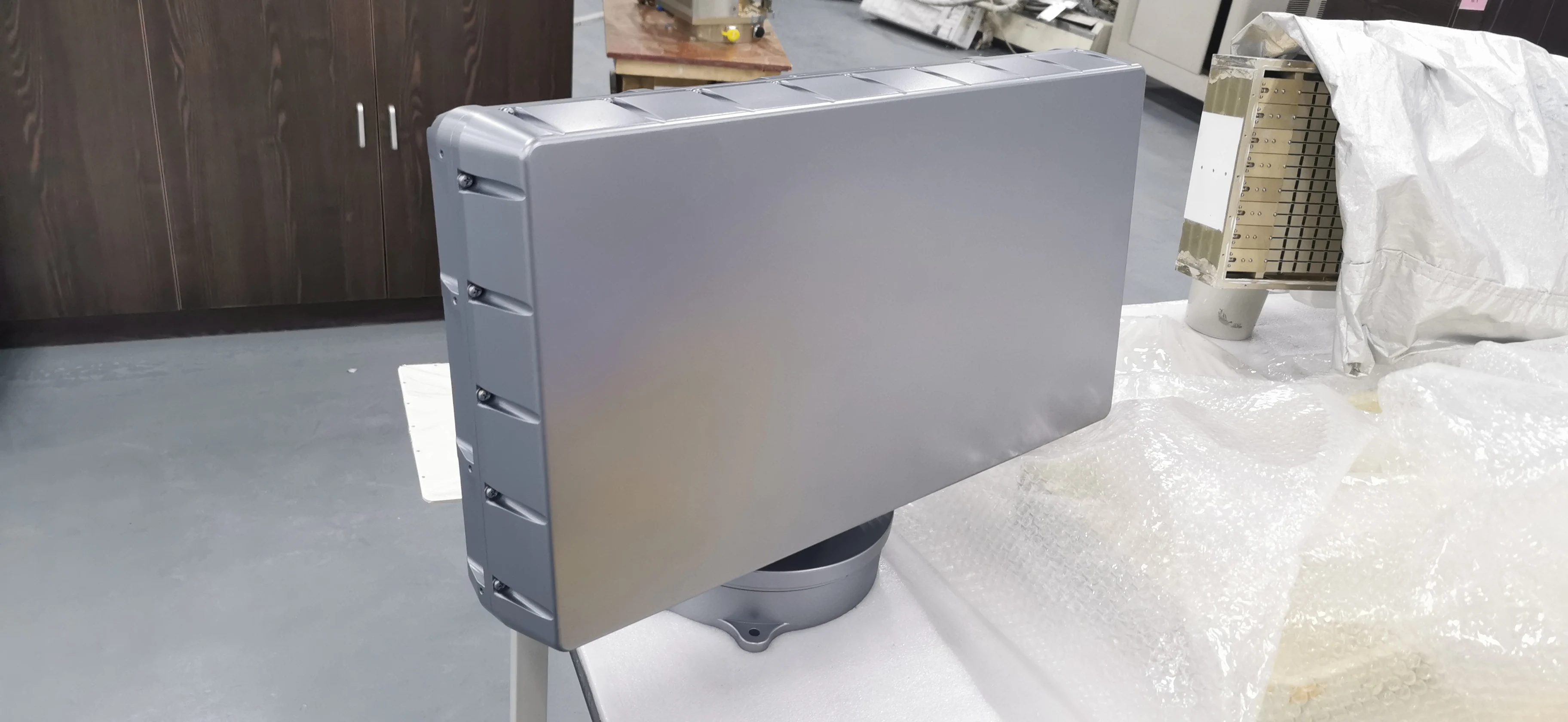 Portable drone defense detector system for public security, VIP protection