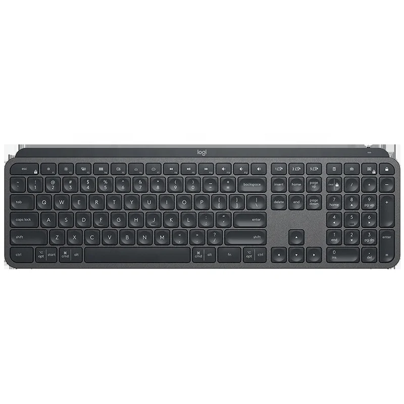 Клавиатура Logitech MX Keys Беспроводная перезаряжаемая с rgb-подсветкой тонкая полноразмерная портативная для бизнес-и офисных игр лучший умный компьютер