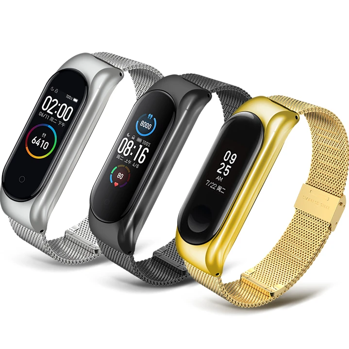 
Quick Release Milanese Wrist Bracelet Metal Watch Straps for Xiaomi Series 5 4 3 Watch Band 
