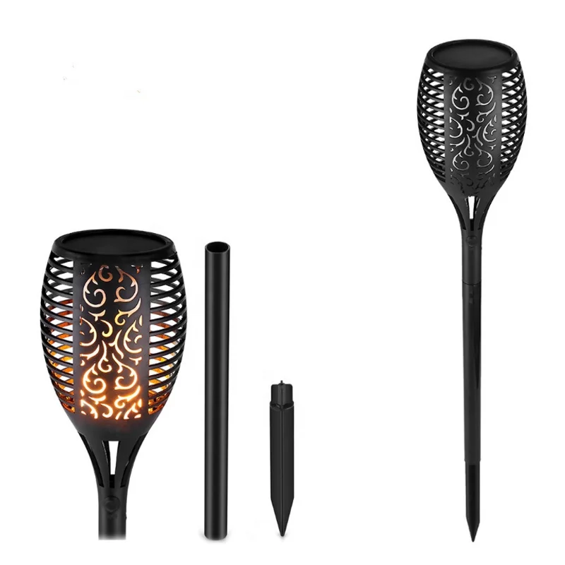 Newest zoom outdoor led solar camping lantern light camping lamp with flame