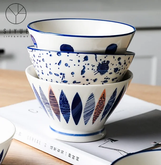 Japanese Porcelain Bowls Tableware Restaurant Household Small Noodles Bowl   1460