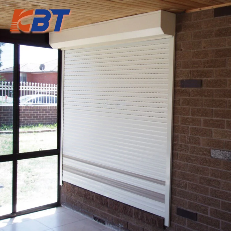 Low Price Aluminum Alloy Residential Rolling Door And Window Electric Roller Shutter Door Prices With Roller Shutter Slats