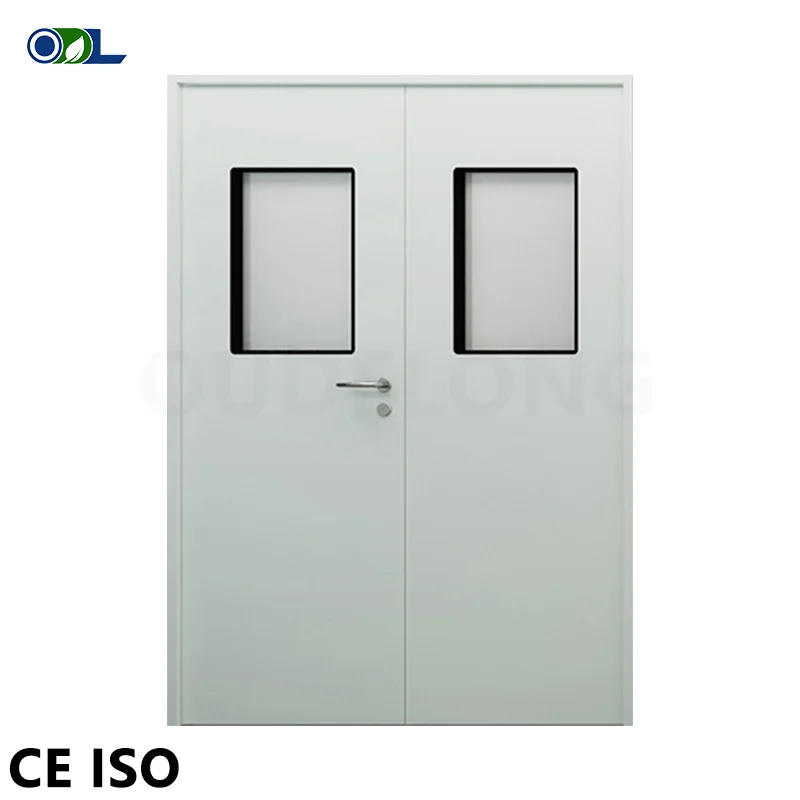 Good Quality Sophisticated Technology Clean Room Swing Hospital Purification Steel Door