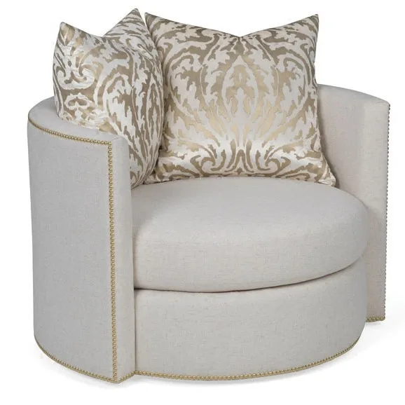 2024 hot sale leisure living room furniture sofa single solid wood velvet family hotel leisure chair living room bedroom