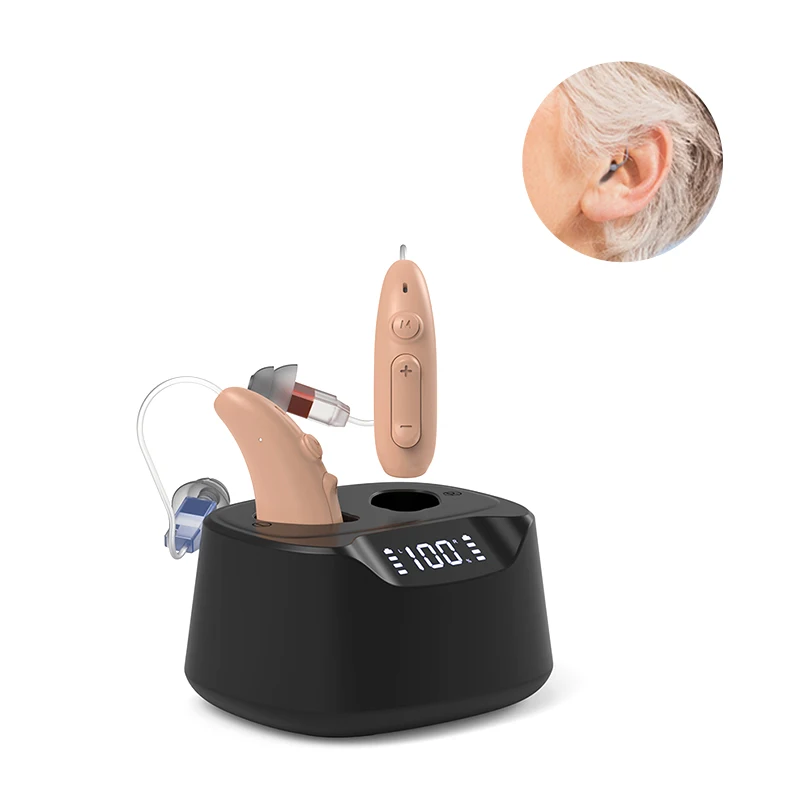 High Quality New Mini Medical Hearing Aids For Deafness Hidden In-ear Smart Noise Cancelling Sound Amplifier Seniors