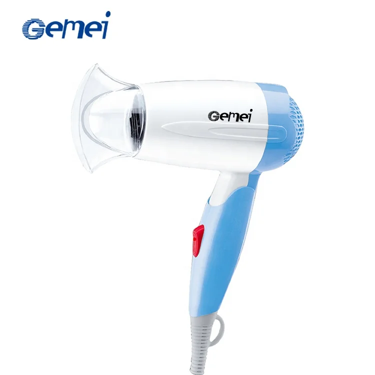 GM1709 Mini Travel Hair Dryer Foldable Hair Dryer Gemei brand hotel use China