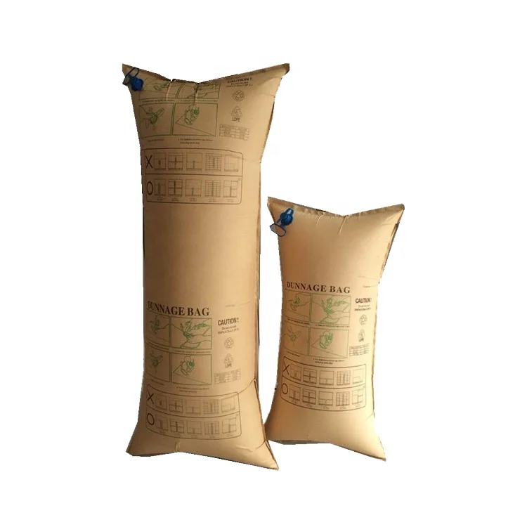 90*180cm Kraft Paper Dunnage Air Bag Railway Transportation