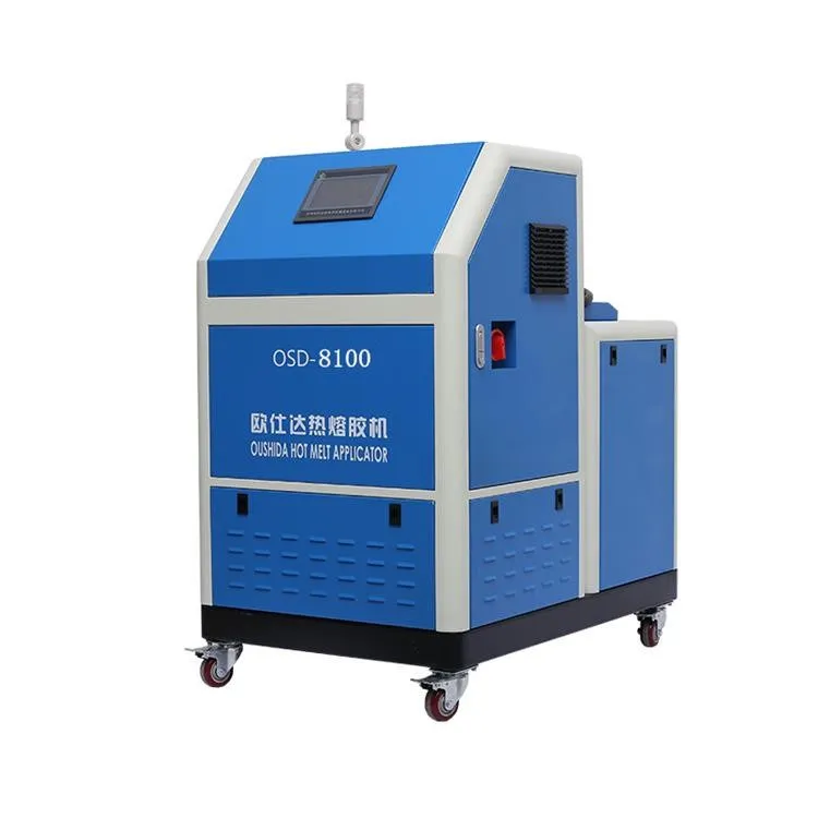 hot melt pur melter glue application machine