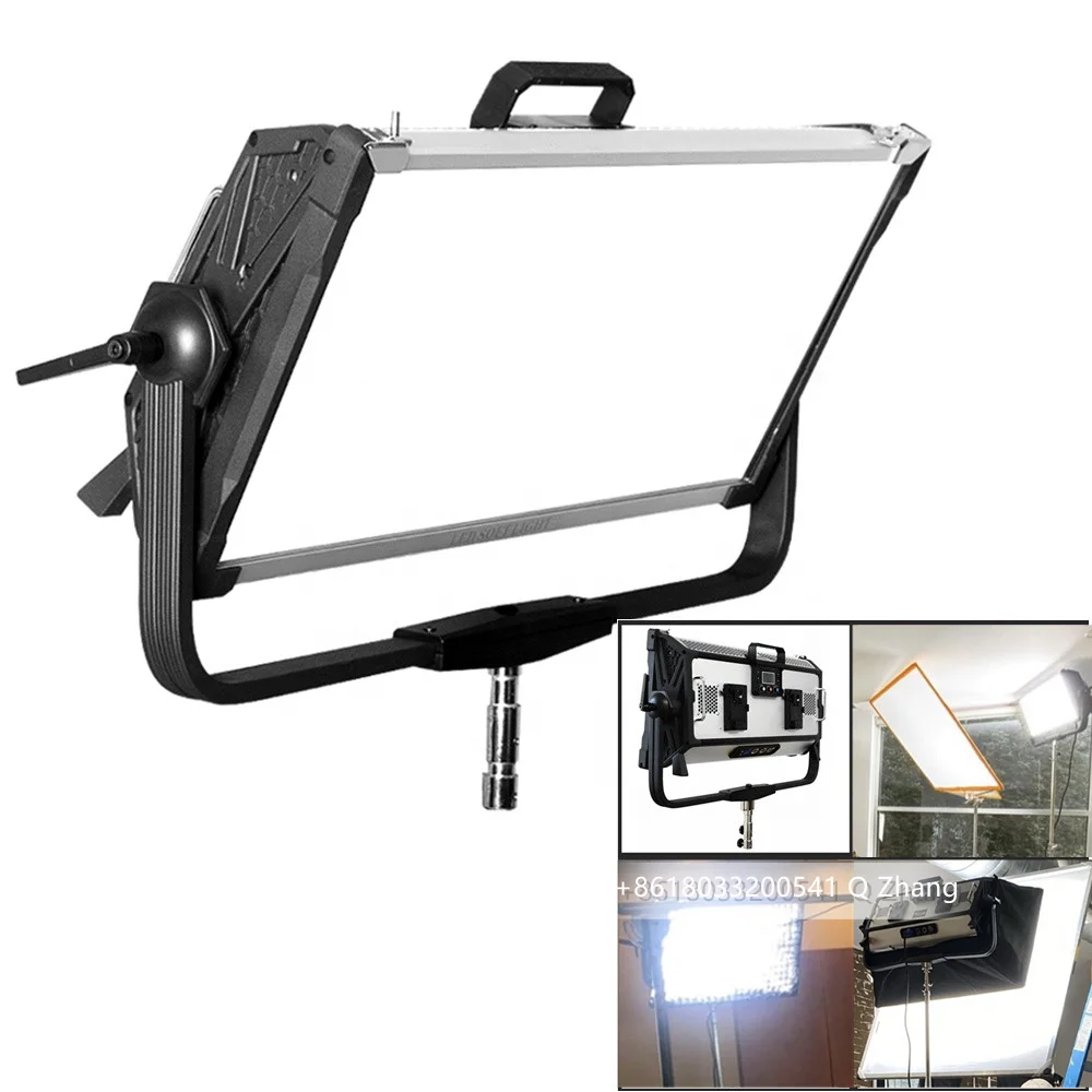 Yidoblo AI-3000BI 300W led v-mount soft studio light broadcast Light Bi COLOR 0%-99% Dimmable video camera led light with remote