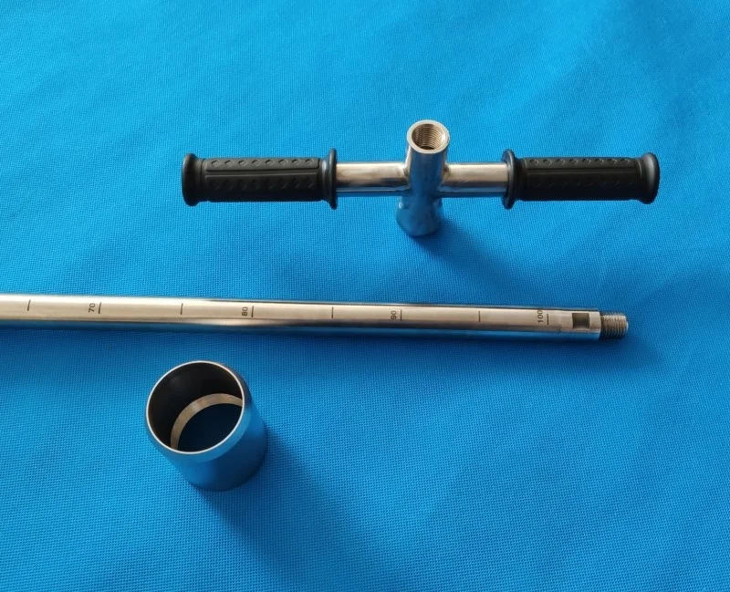 Stainless steel soil sampler Sampling Probe with sampling ring Core cutter