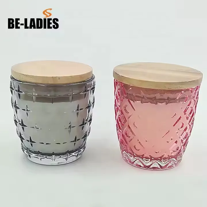 Factory Wholesale Supply Glass Jar Filling Scented Wax Candle for Sale