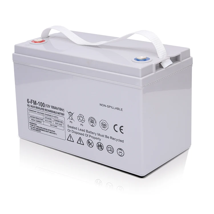 Outdoor Rechargeable Lead Acid Cell Pack Deep Cycle 12v AGM Energy Storage Battery