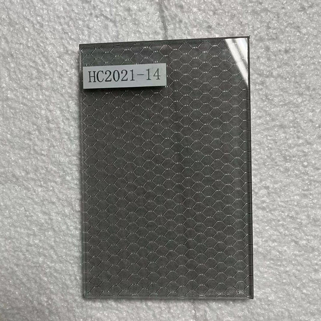 Внутренняя декоративная Проводная сетчатая ткань шелковое искусство ламинированное стекло