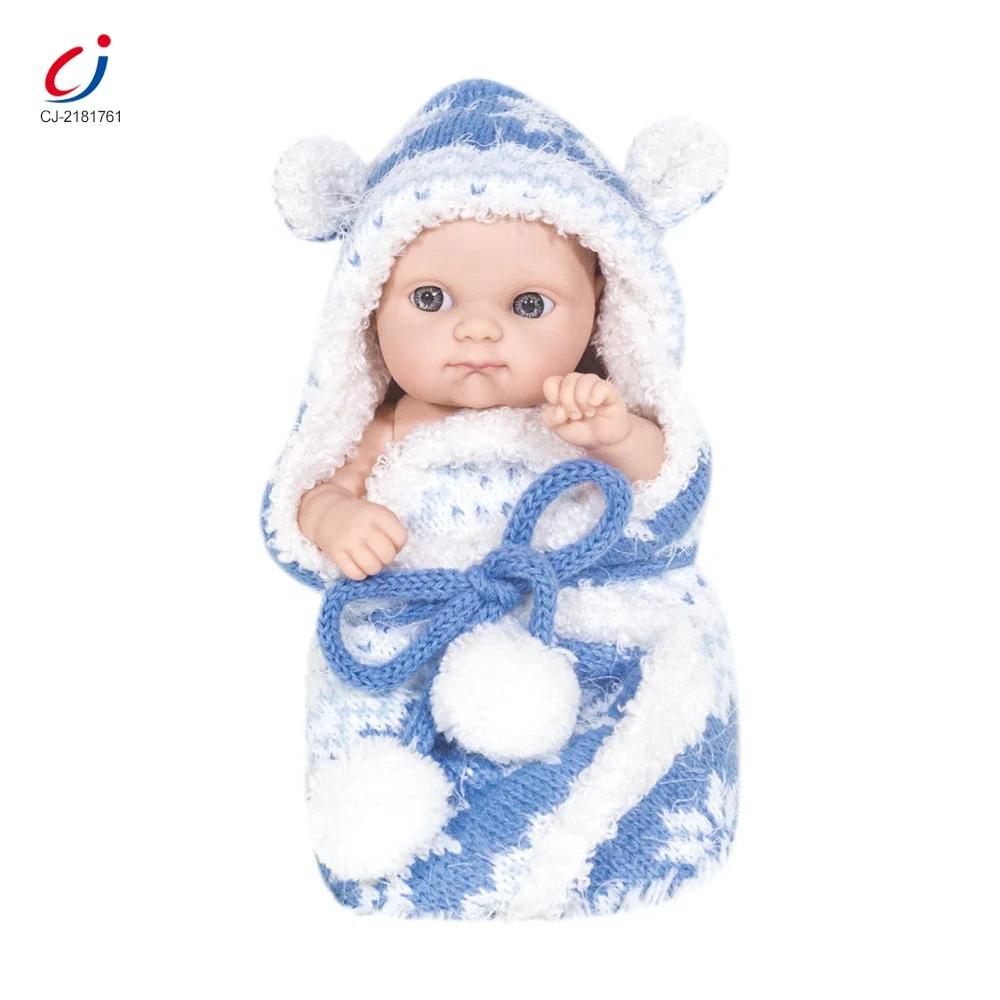 Kids lovely most popular toys plastic 8 inch realistic lifelike newborn baby doll