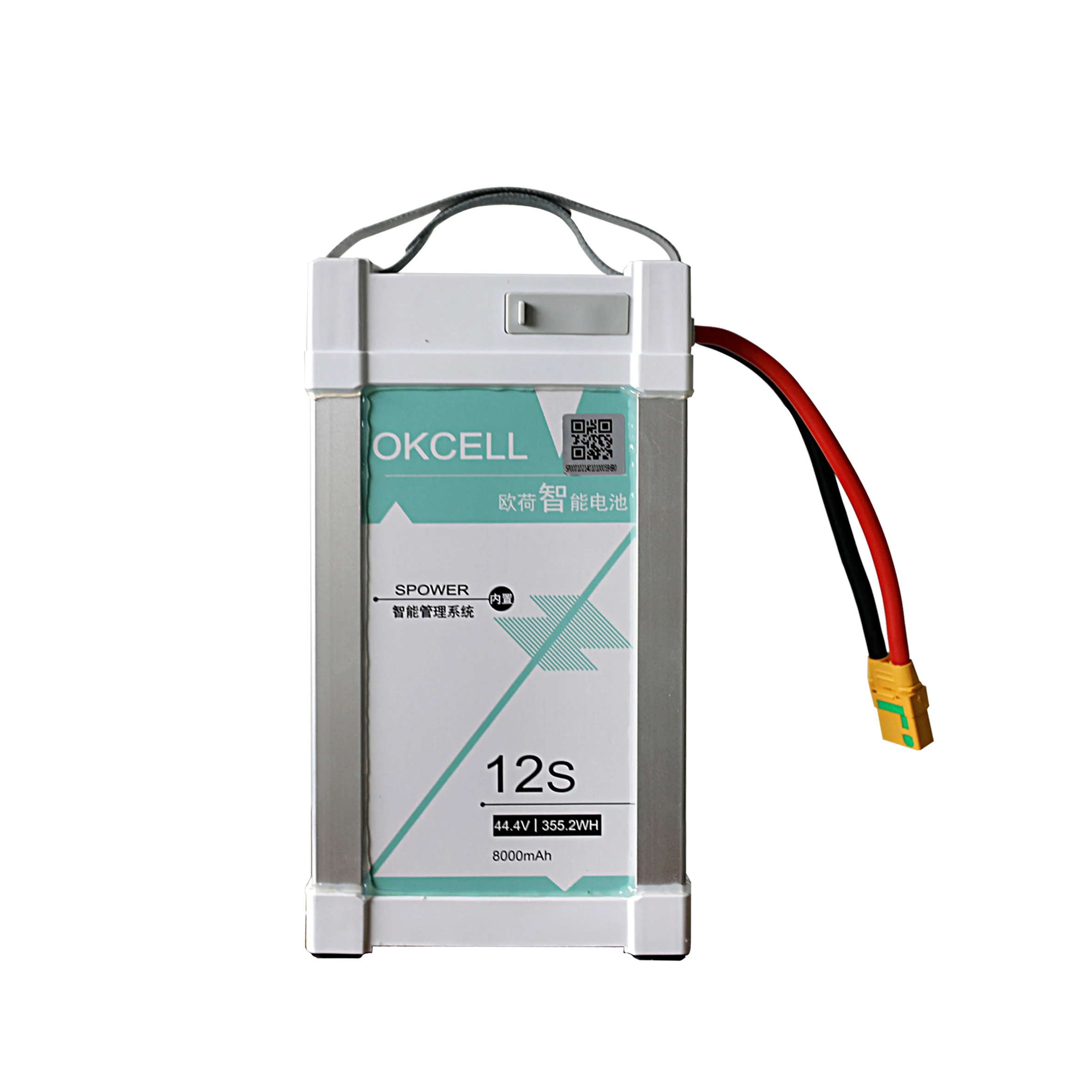 OEM OKCELL Smart  44.8V 12S 8000mAh 20C Lithium Ion  Battery Pack For Agricultural UAV  Drone Sprayer