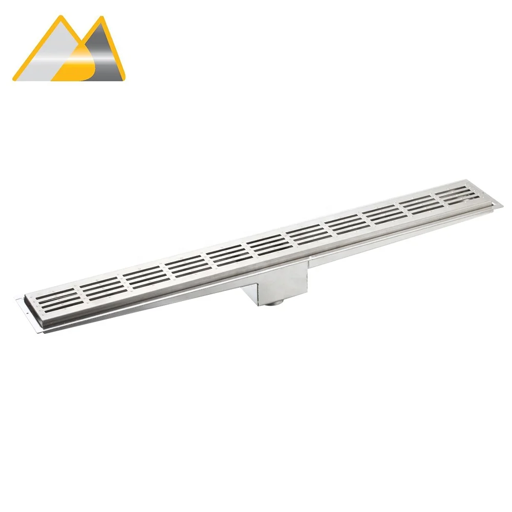 
Vertical Structural Siphon Tiled On Flange Bathroom Deep Water SUS 304 Floor Drain, Anti-odor Floor Drain, Linear Floor Drain 