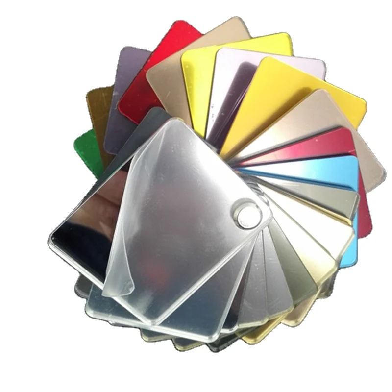 Factory Wholesale Plastic Cast 4ft x 8ft 10mm golden mirror metallic acrylic sheet