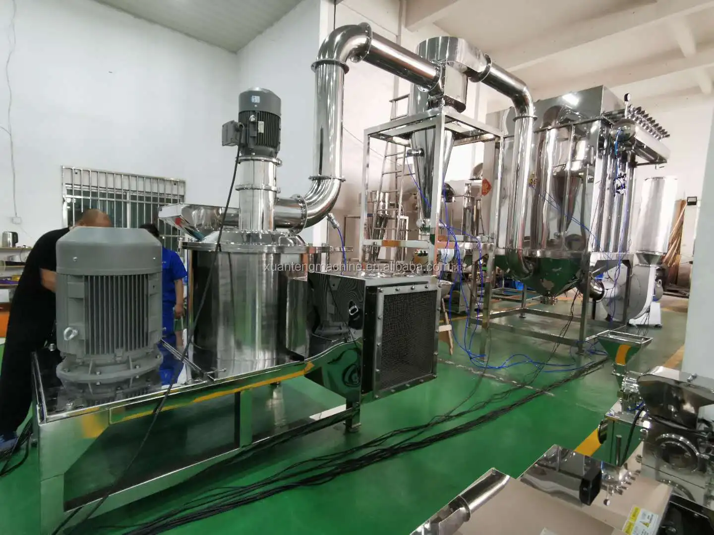 Industrial Dry Chilli Mill Grinder / Pepper Spice Grinding Machine