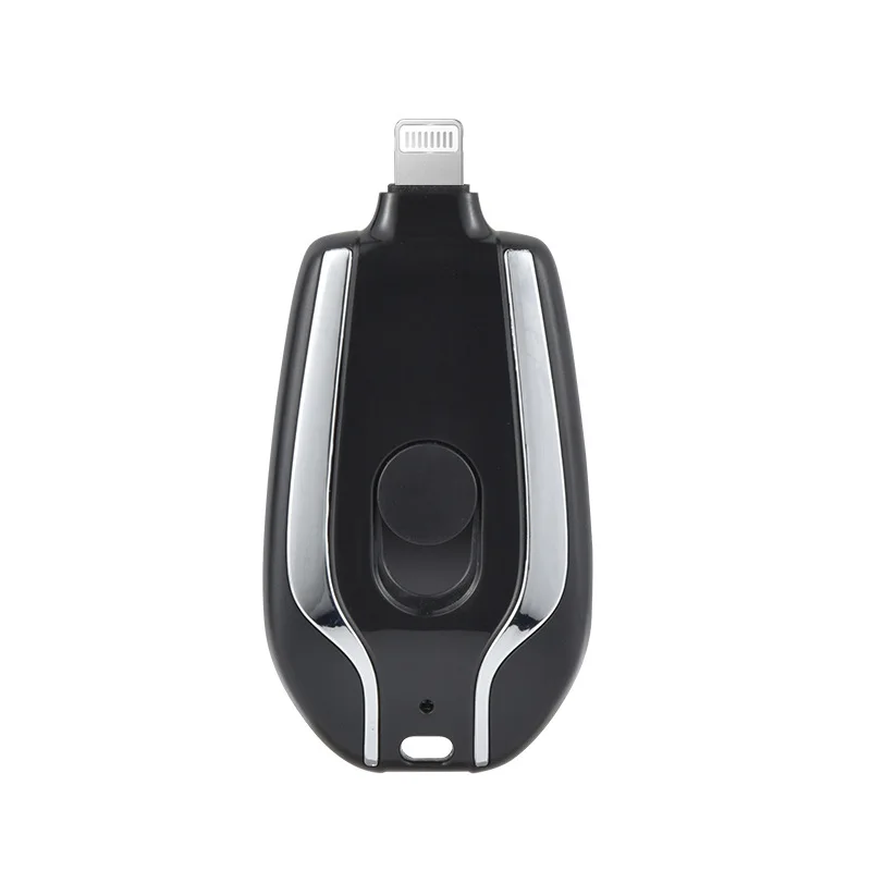 2023 Popular products portable new power pod 1500mah mini key chain emergency power bank portable emergency  power bank