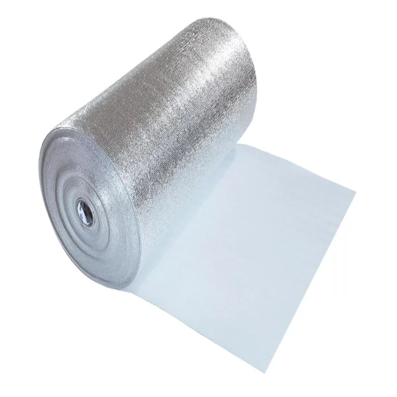 Aluminium Coated Xpe/Pe Foam Insulation Sheet 3mm 5mm 8mm Customized Roof Heat Insulation