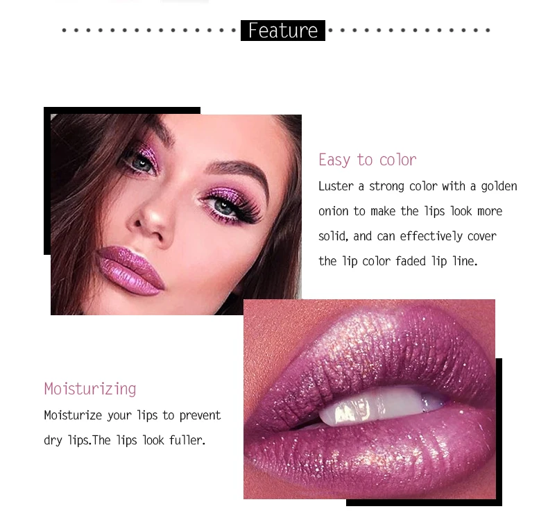 
Wholesale Custom Clear Shiny Glow Holographic Glitter Diamond Lipgloss Private Label Make Your Own Organic Lip Gloss Vendor 