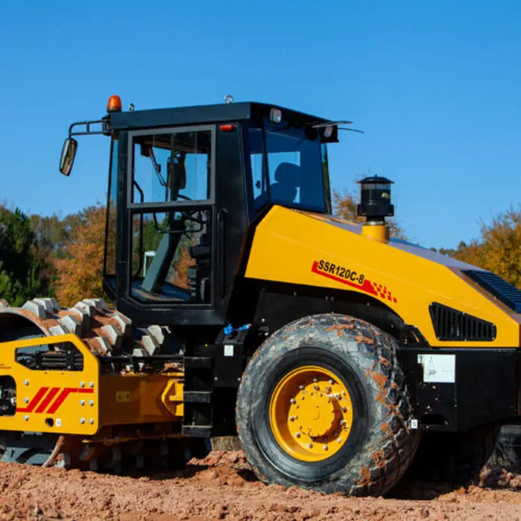 Вибрационный уплотнитель 16Ton 180HP SSR160AC-8 одноприводный барабанный Ролик в наличии для продажи