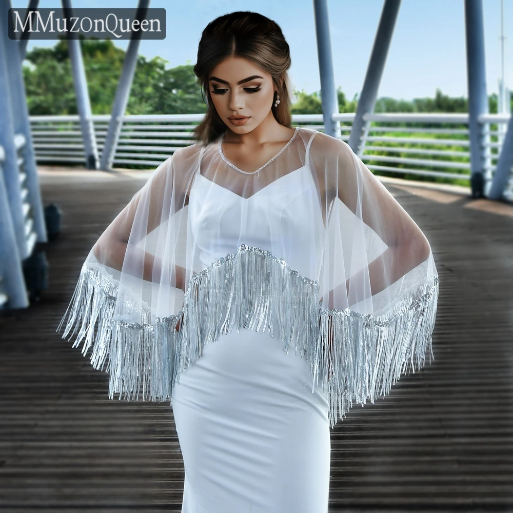 Женский Свадебный жакет с блестками