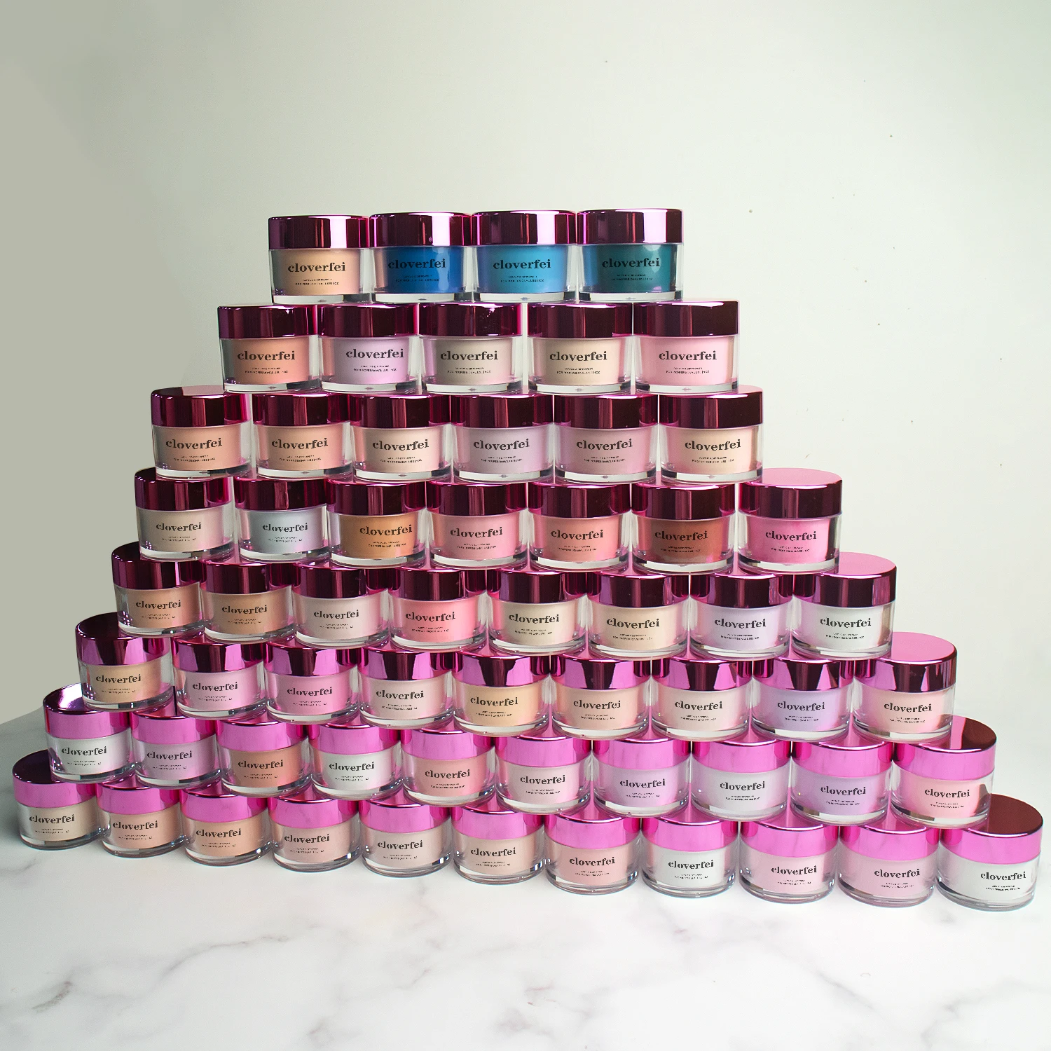 Cloverfei Nail Dipping Powder Buttery Acrylic Powder Manufacturers Acrylic Powder System 2 In 1