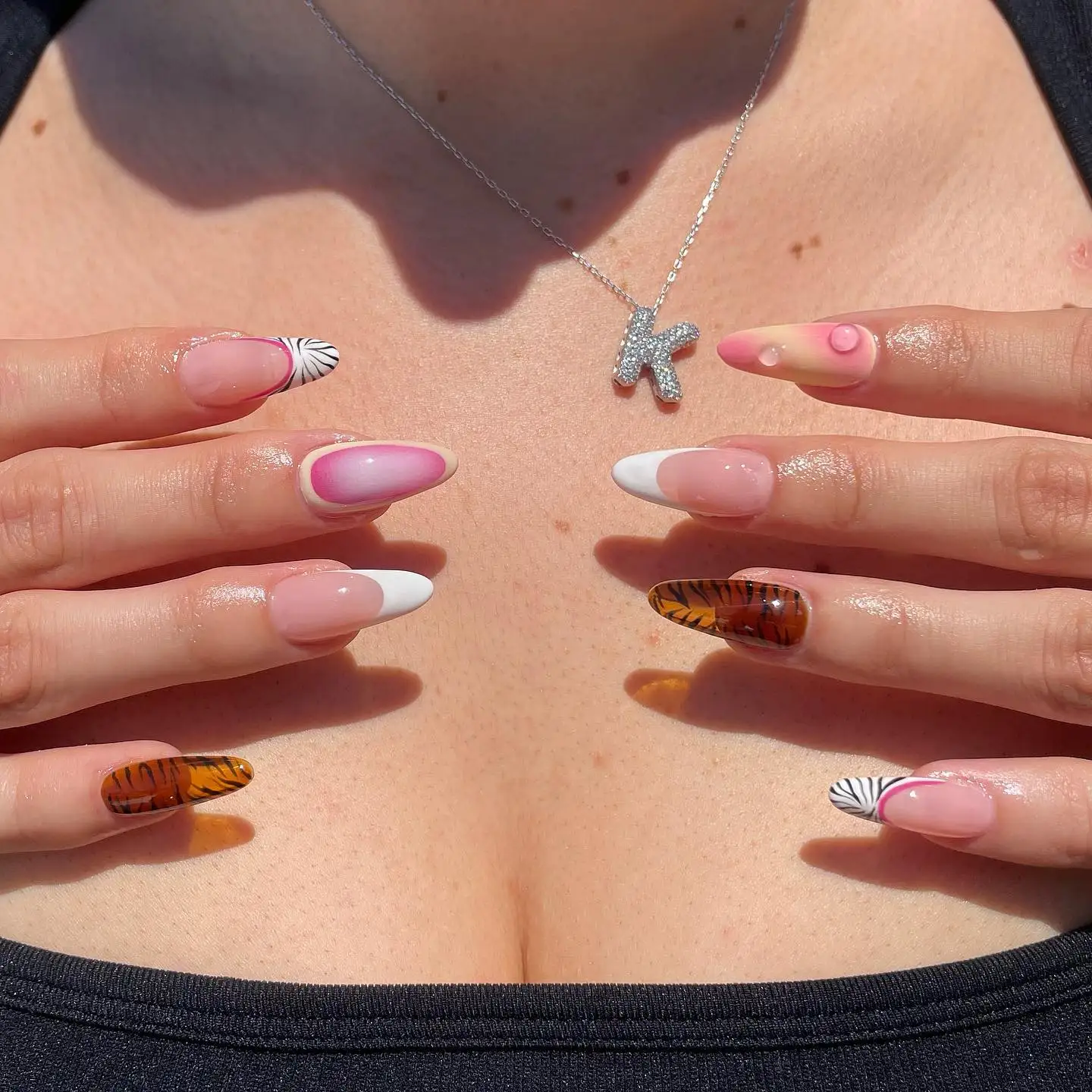 2025 spring wild design good quality long last  factory supply customize  nails  Designed Nail Tips  fake nails