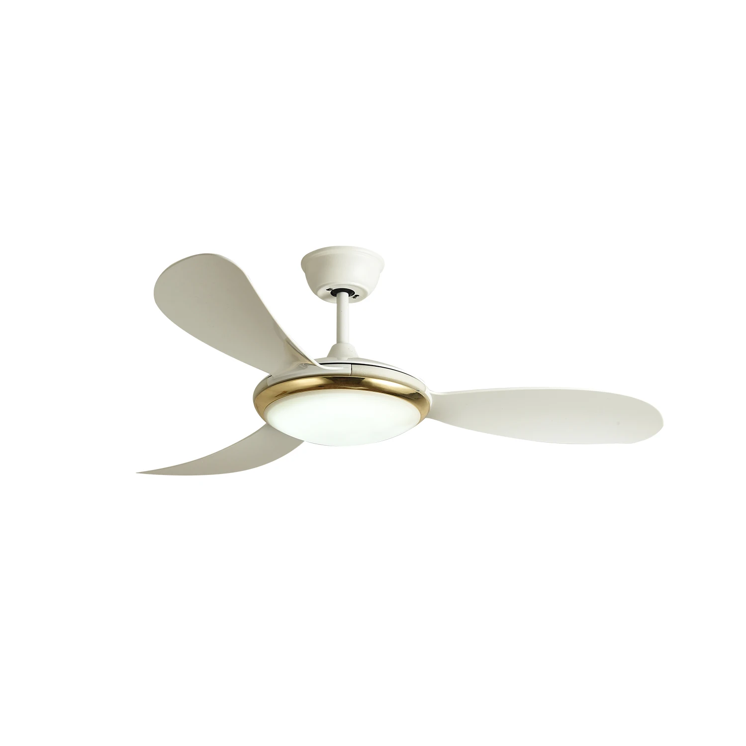 
Wood Grain Modern Style Indoor white ceiling fan with led light ac 120 ceiling fan with led 