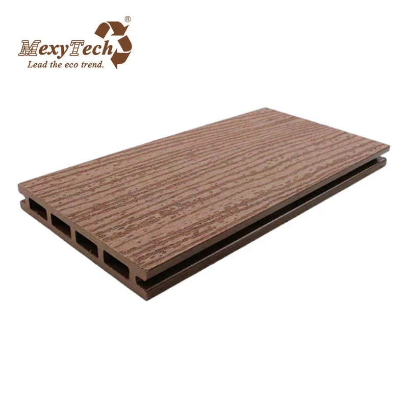 Waterproof terrace no glue outdoor wpc decking anti-slip composite board