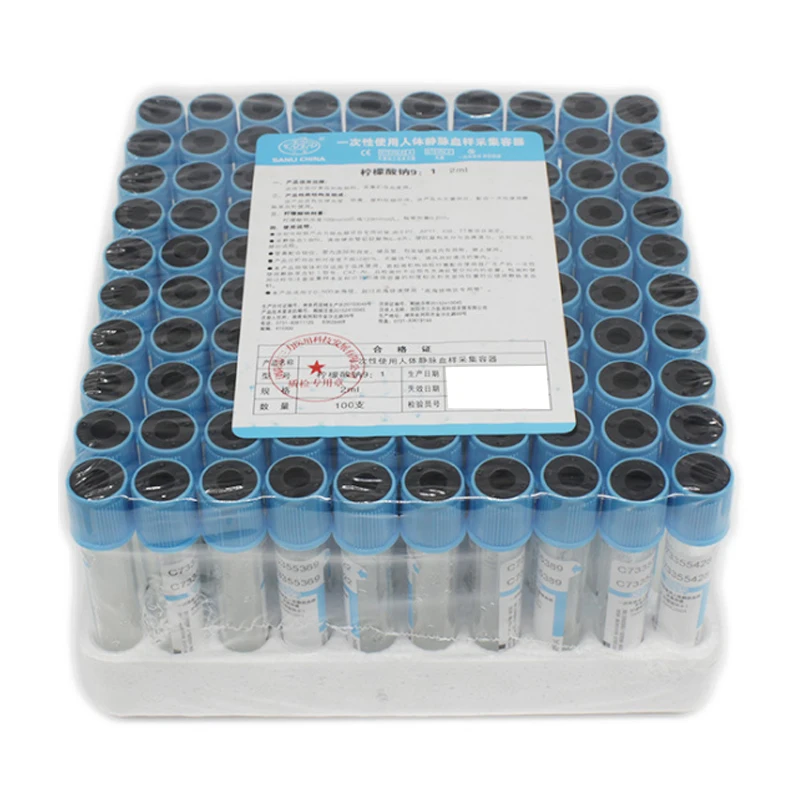 
Hot sale Medical Glass Vacuum blood collection disposable blood collection test tubes 