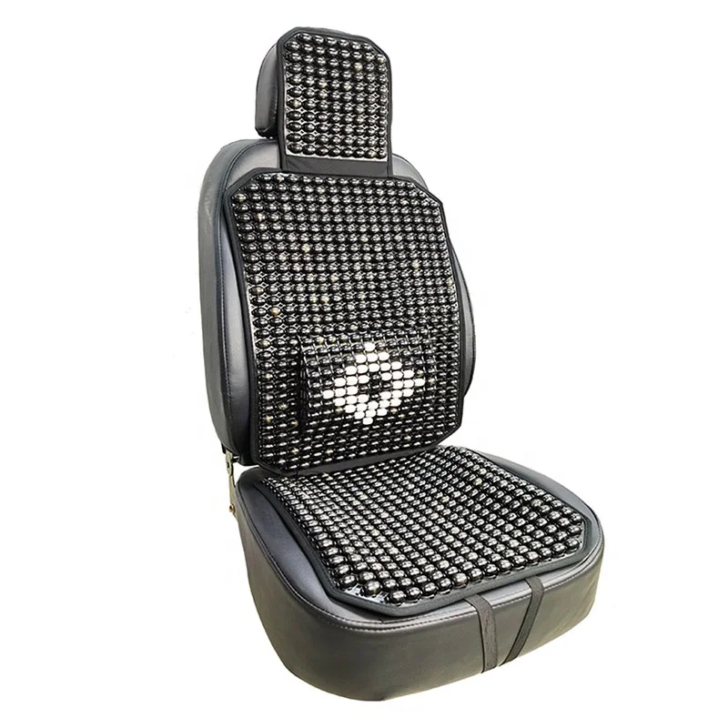 Universal Summer Cooling Massage Wood Beads Car Seat Cushion Cover Mesh Lumbar Pillows & Seat Cushions Mat