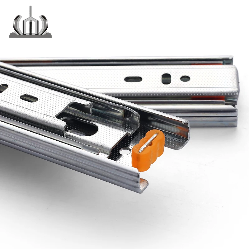 stainless steel drawer slides easy installation 45mm telescopic linear slide
