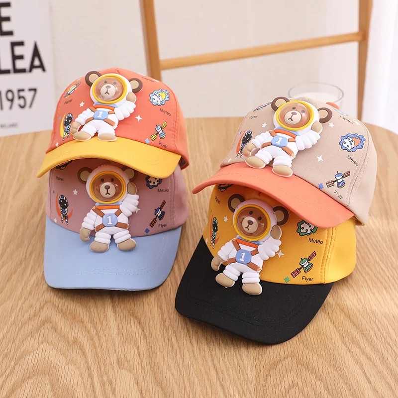 Hot Sale kids Cotton Sport Hat 3D Embroidery Children Outdoor 1-4 years Baseball Caps