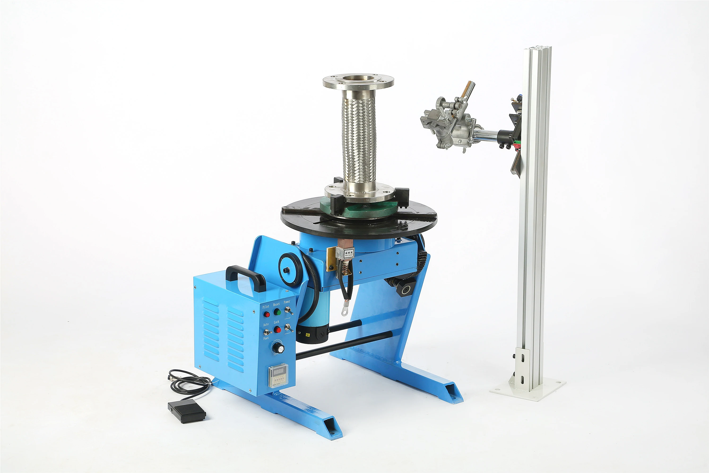 Shandong supercnc pneumatic head and tail stock 10kg 30kg 50kg 100kg welding positioner station
