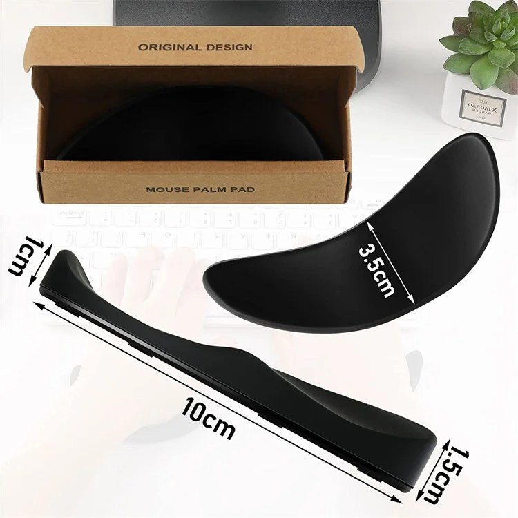 Hot Sale Ergonomic Smooth Gliding Silicone Mouse Wrist Hand Rest Pad Computer Mouse Palm Pad