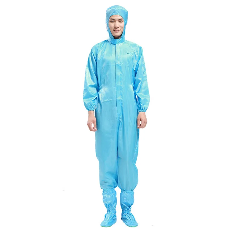 High Quality Dust Free Washable Clean Room Uniform ESD Coverall