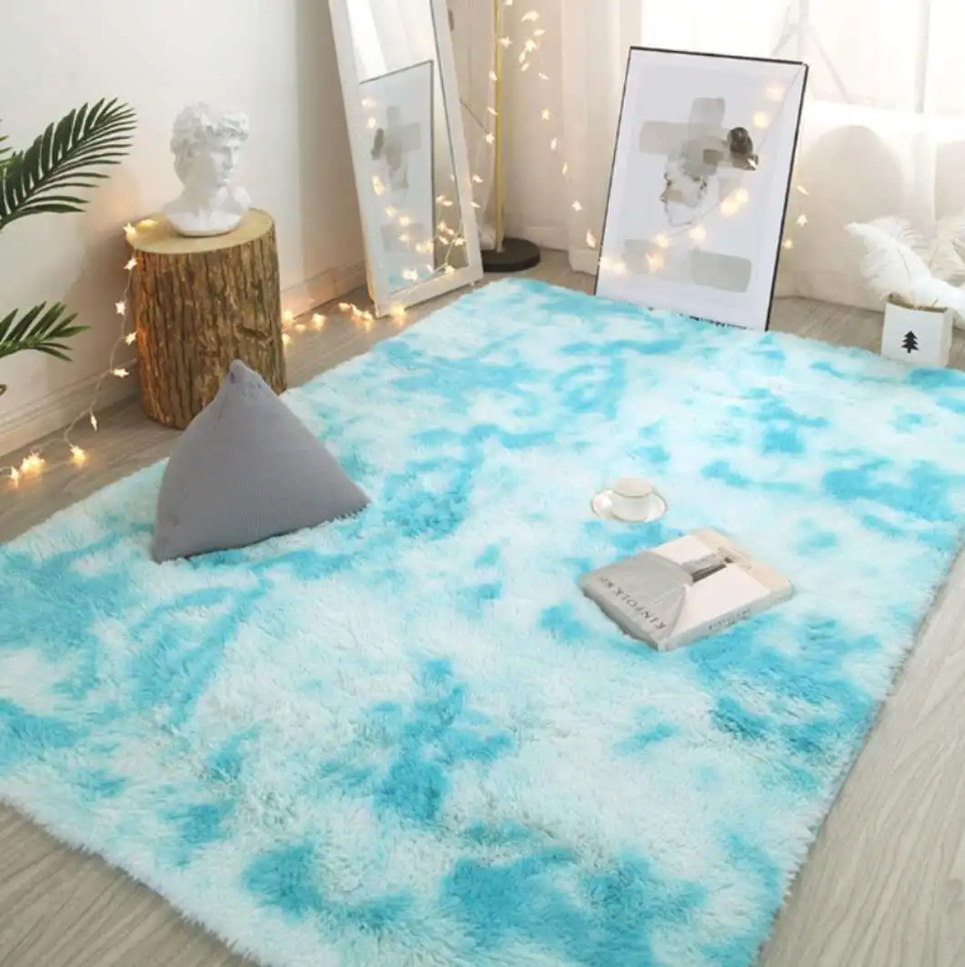 Modern Home area Rugs & Sets Non-slip Bedroom Kids Polyester Printed Floor Mat Fur Rugs