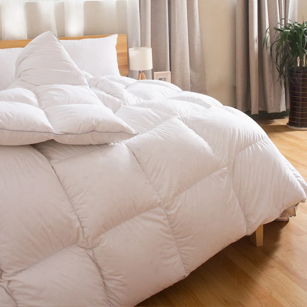 30/70 Down Duvet White Goose/Duck Down Feather 400GSM Quilted Duvet Inner Four Seasons Winter Quilt