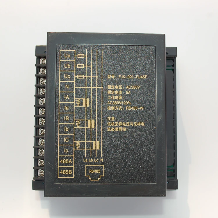 FORERUN FJK-02L-RJ45F Подключите композитный переключатель с несколькими режимами управления ЖК интеллектуальный контроллер компенсации реактивной мощности